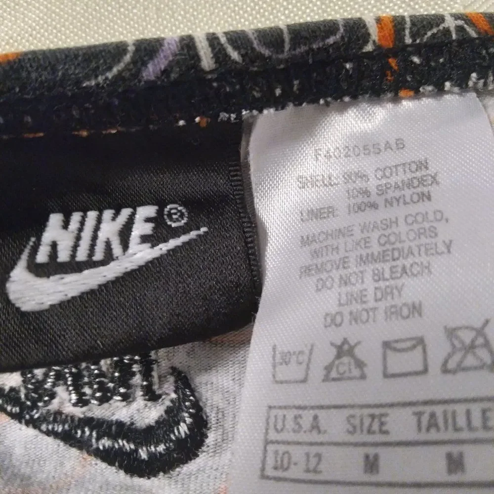 Vintage 90s Nike Abstract Pattern Sports Bra